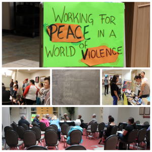 Collage of UNM Peace studies students 